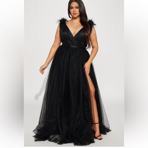 Amelia Tulle Gown - Black